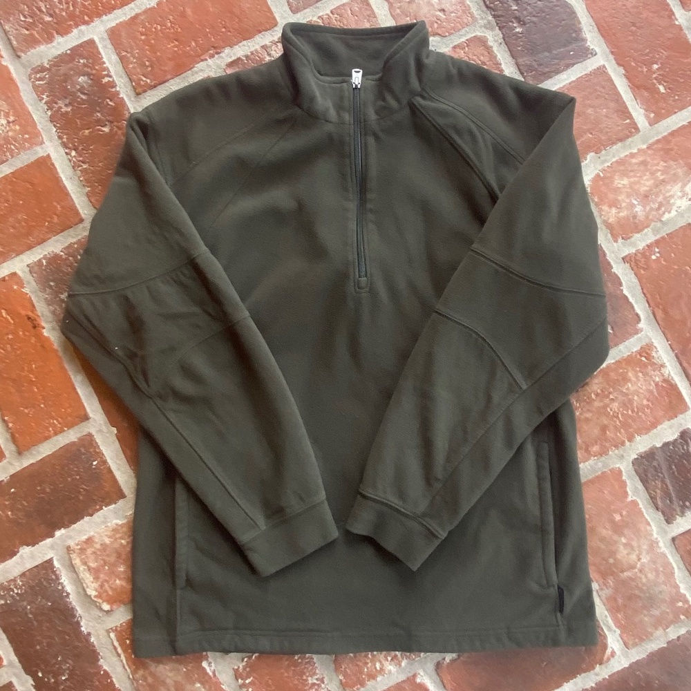 Columbia 1/4 Zip Mid Wt, Fleece Top ~ Men's Medium ~2 Side Hand Pockets